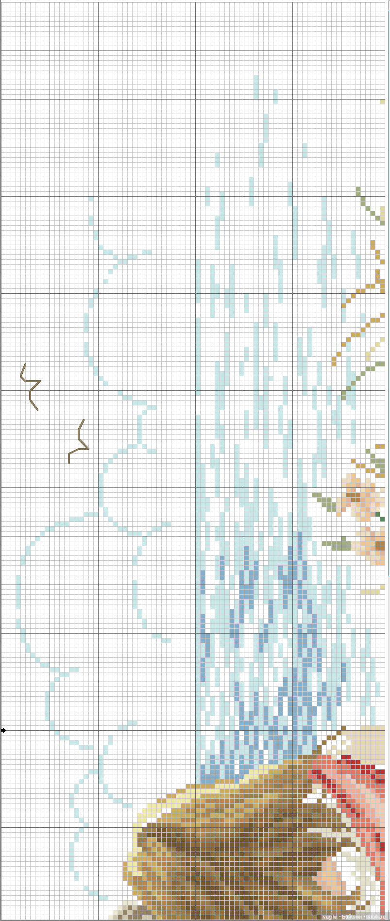 Дети и девушки — Схемы вышивки крестом: фото узоров