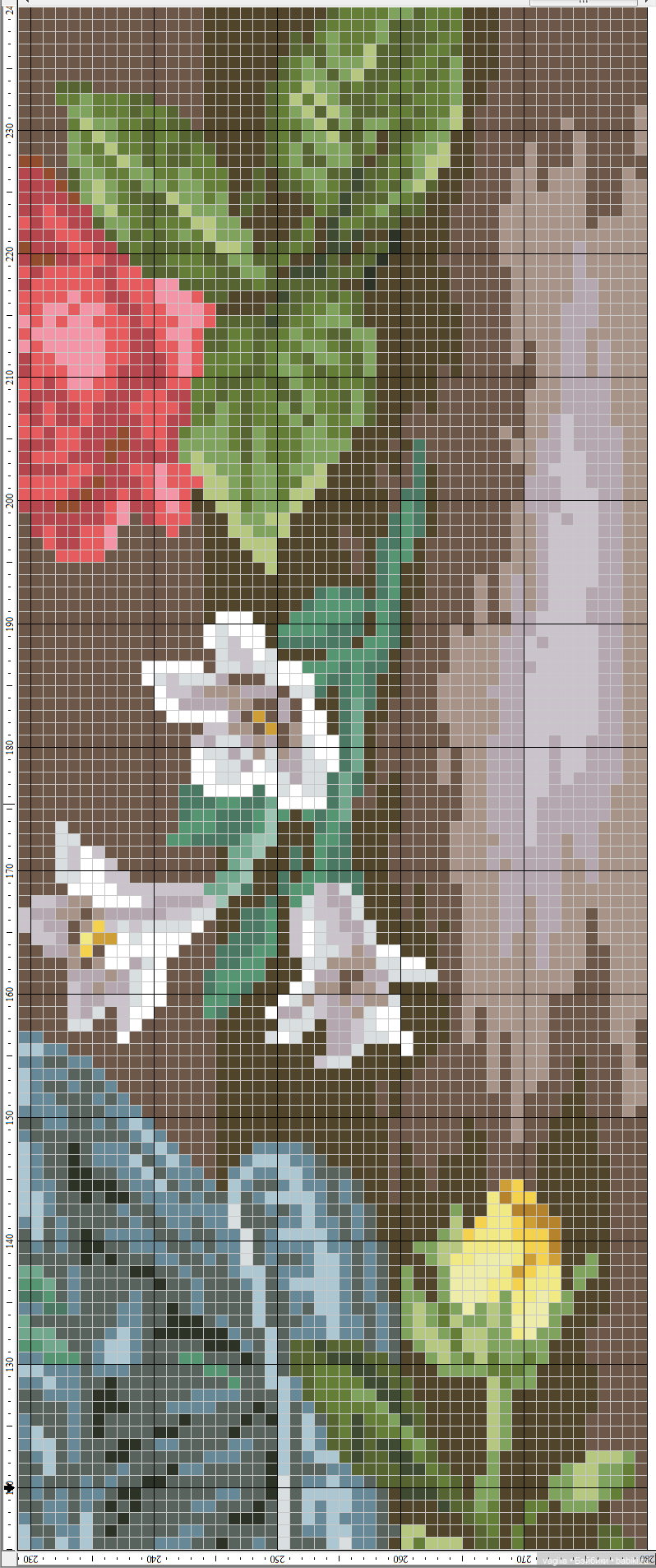 Роскошный микс крестиком — Схемы вышивки крестом: фото узоров