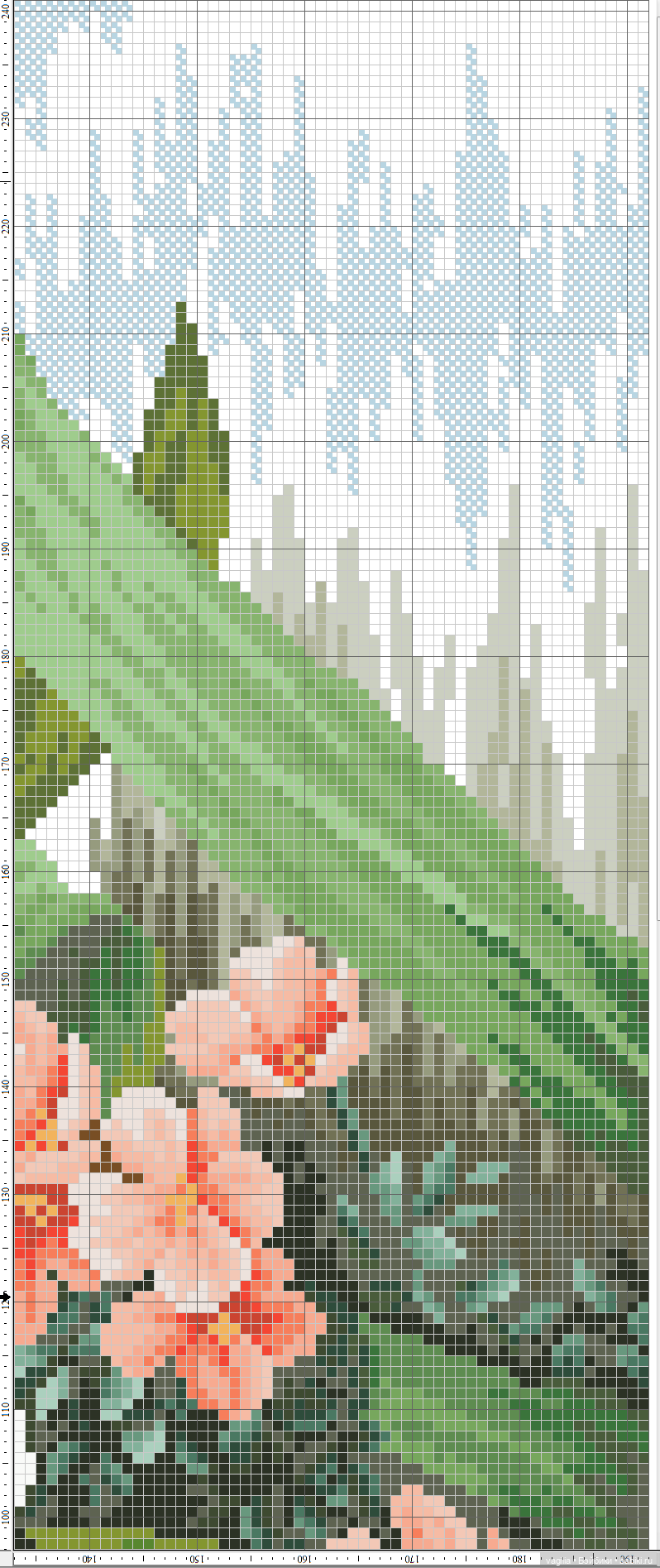 Роскошный микс крестиком — Схемы вышивки крестом: фото узоров