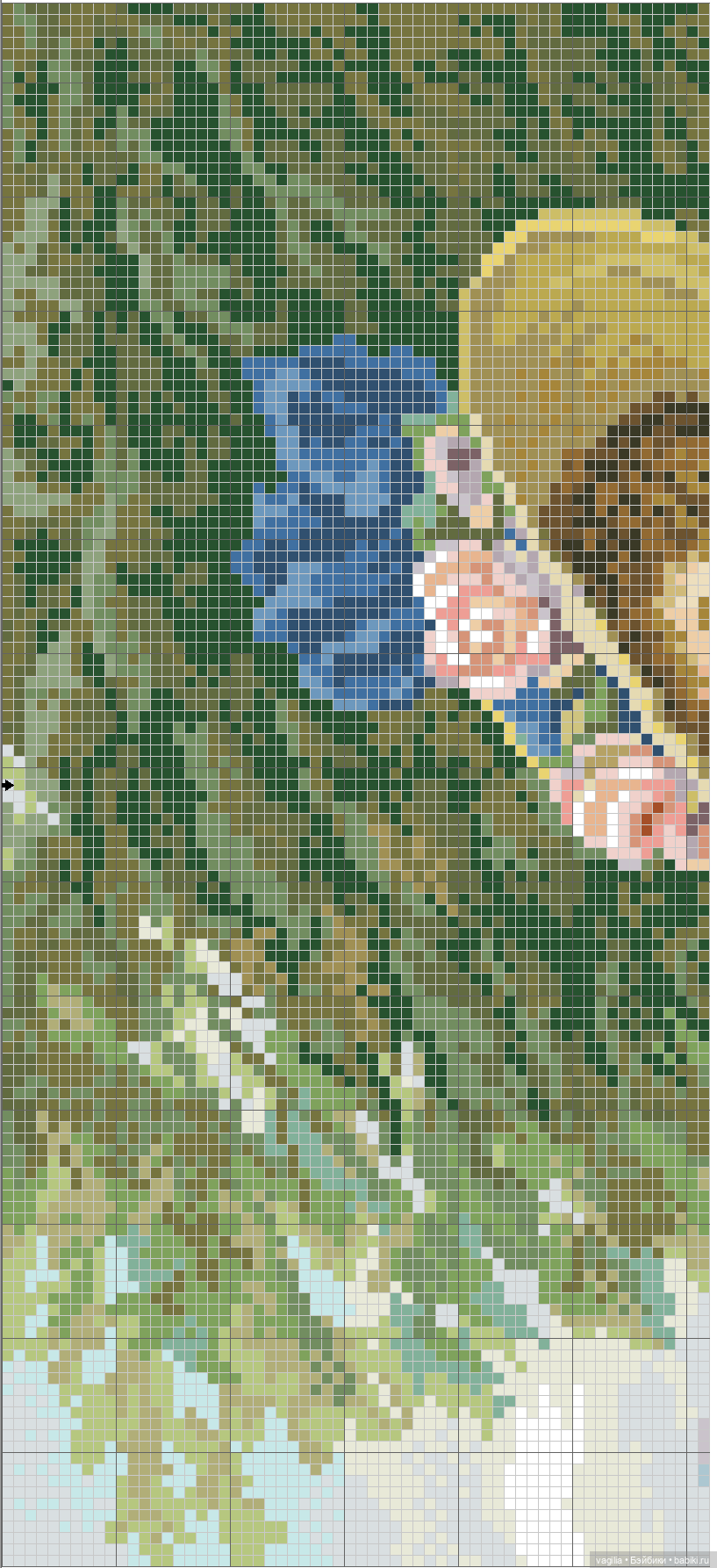 И снова микс крестиком — Схемы вышивки крестом: фото узоров