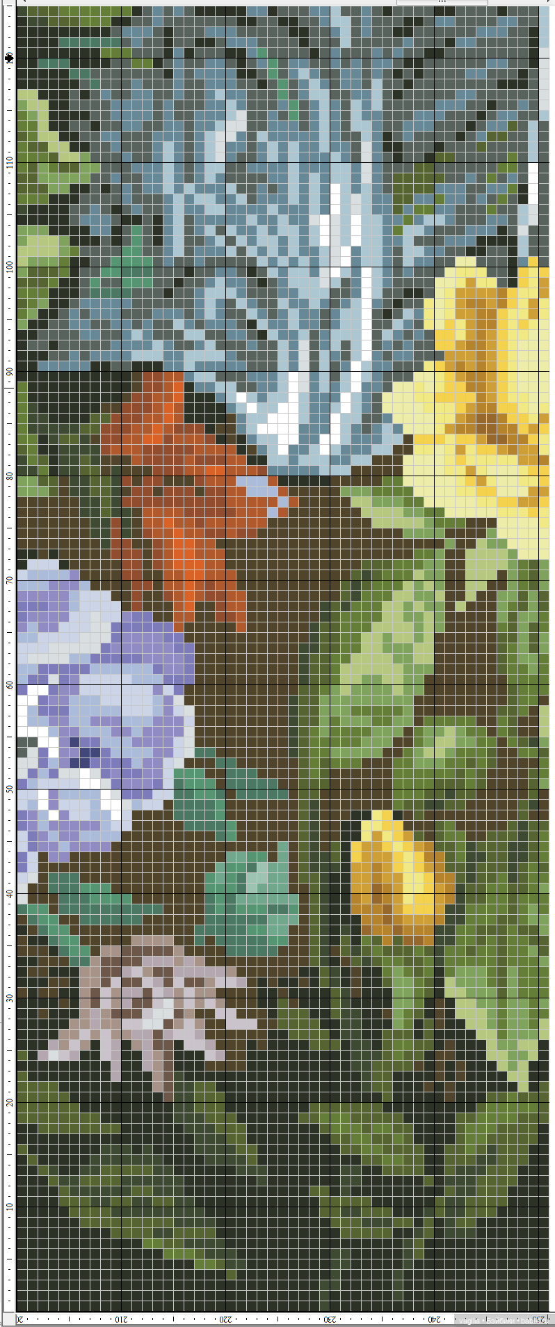 Роскошный микс крестиком — Схемы вышивки крестом: фото узоров (фото 10)