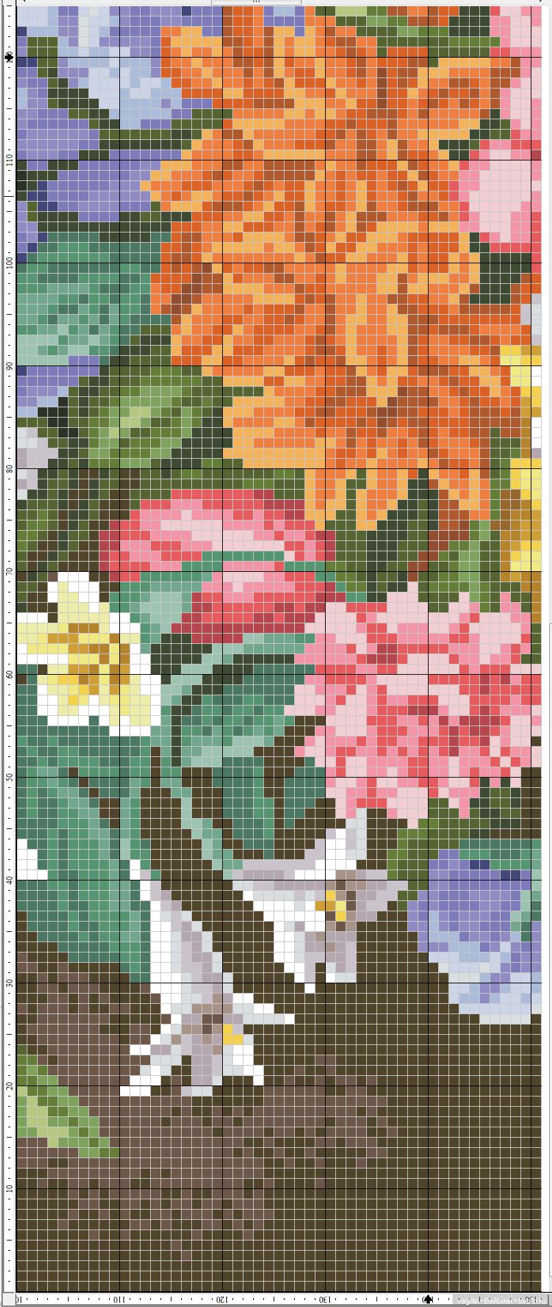 Роскошный микс крестиком — Схемы вышивки крестом: фото узоров (фото 6)