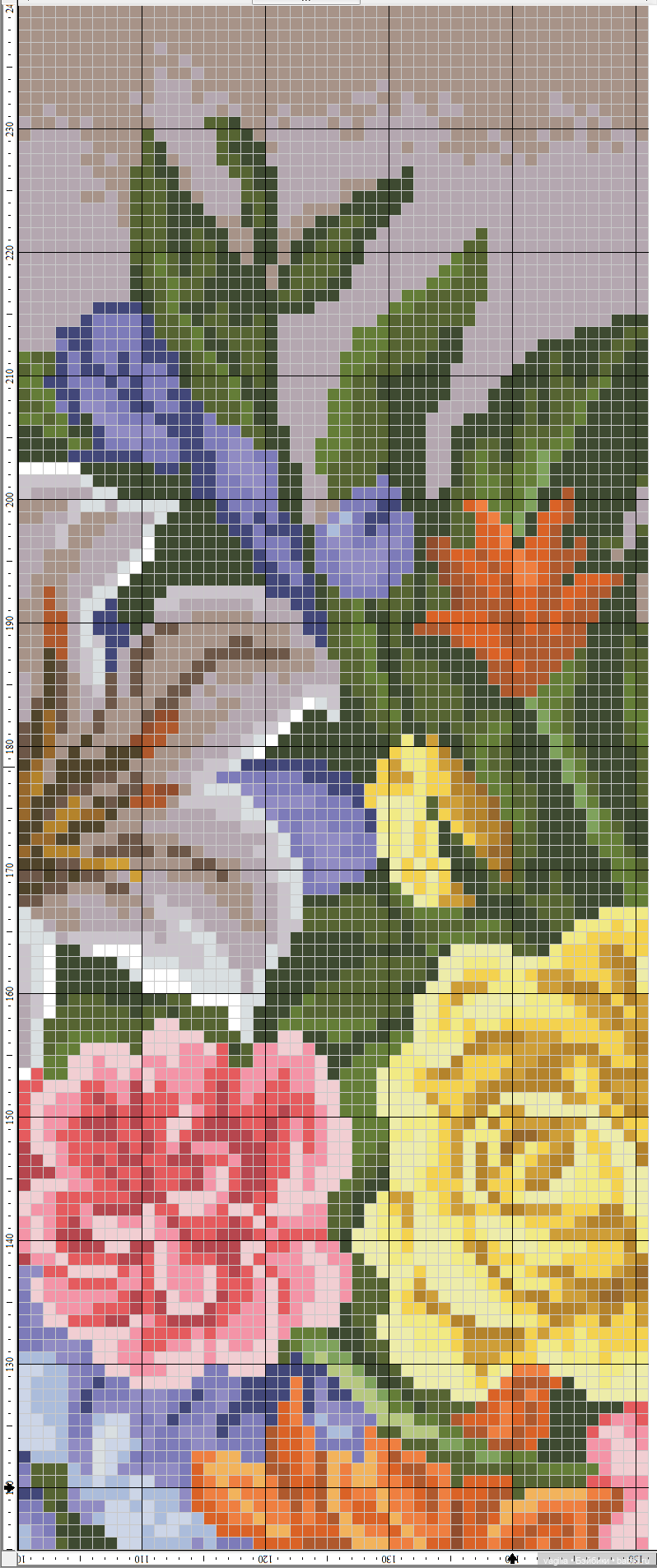 Роскошный микс крестиком — Схемы вышивки крестом: фото узоров (фото 7)