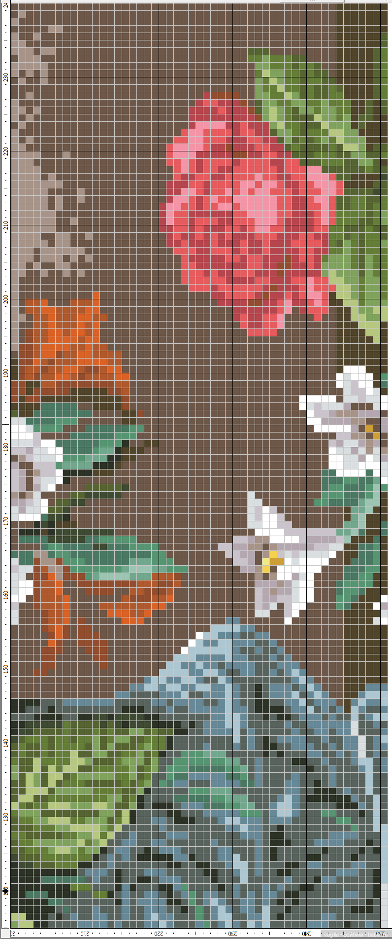 Роскошный микс крестиком — Схемы вышивки крестом: фото узоров