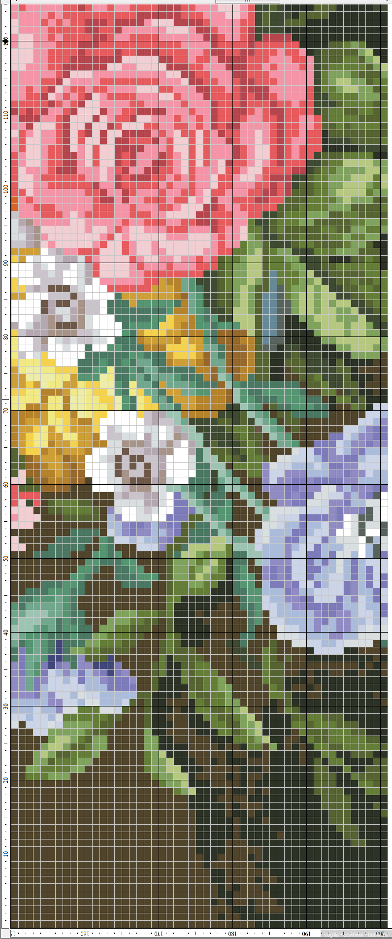 Роскошный микс крестиком — Схемы вышивки крестом: фото узоров (фото 8)