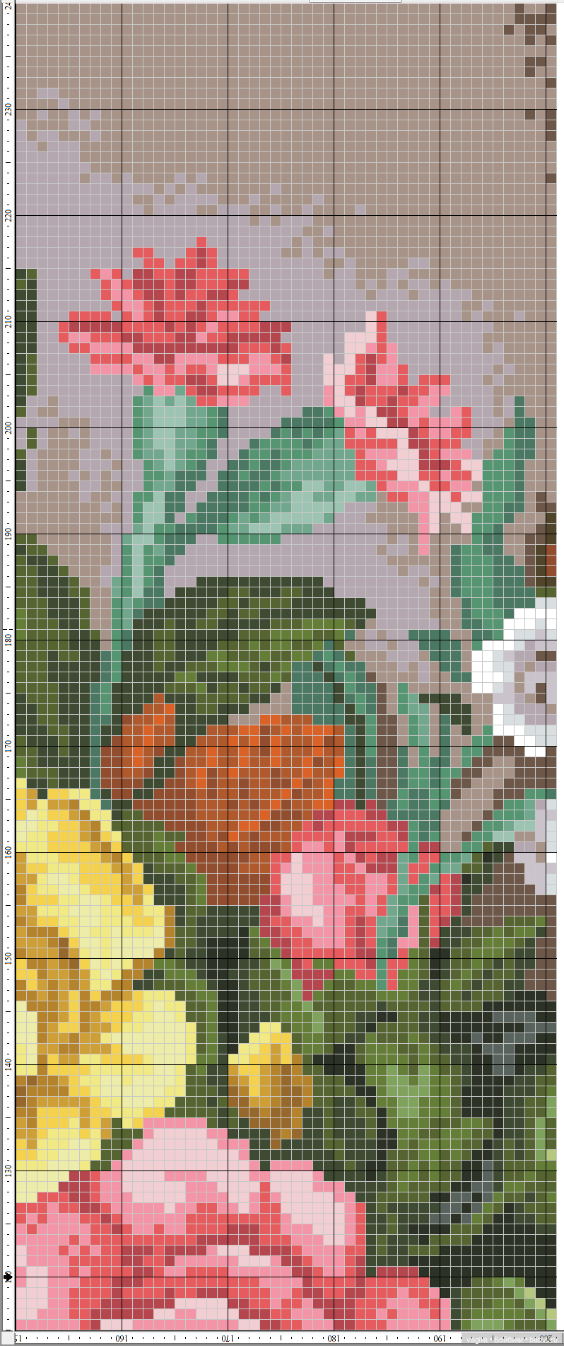 Роскошный микс крестиком — Схемы вышивки крестом: фото узоров (фото 9)