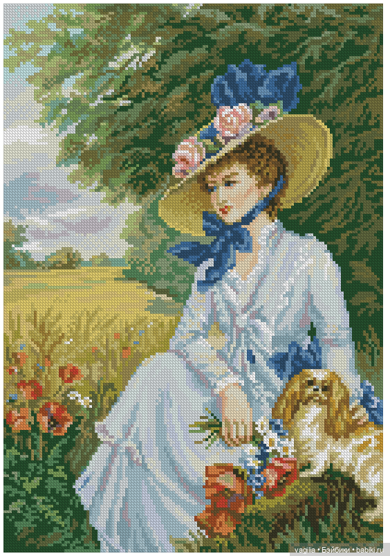 И снова микс крестиком — Схемы вышивки крестом: фото узоров