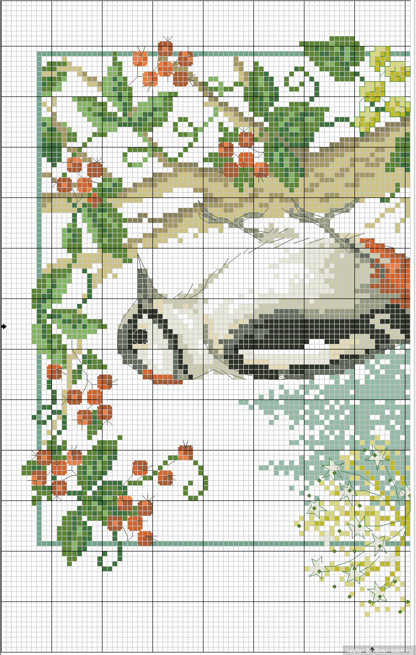 Роскошный микс крестиком — Схемы вышивки крестом: фото узоров