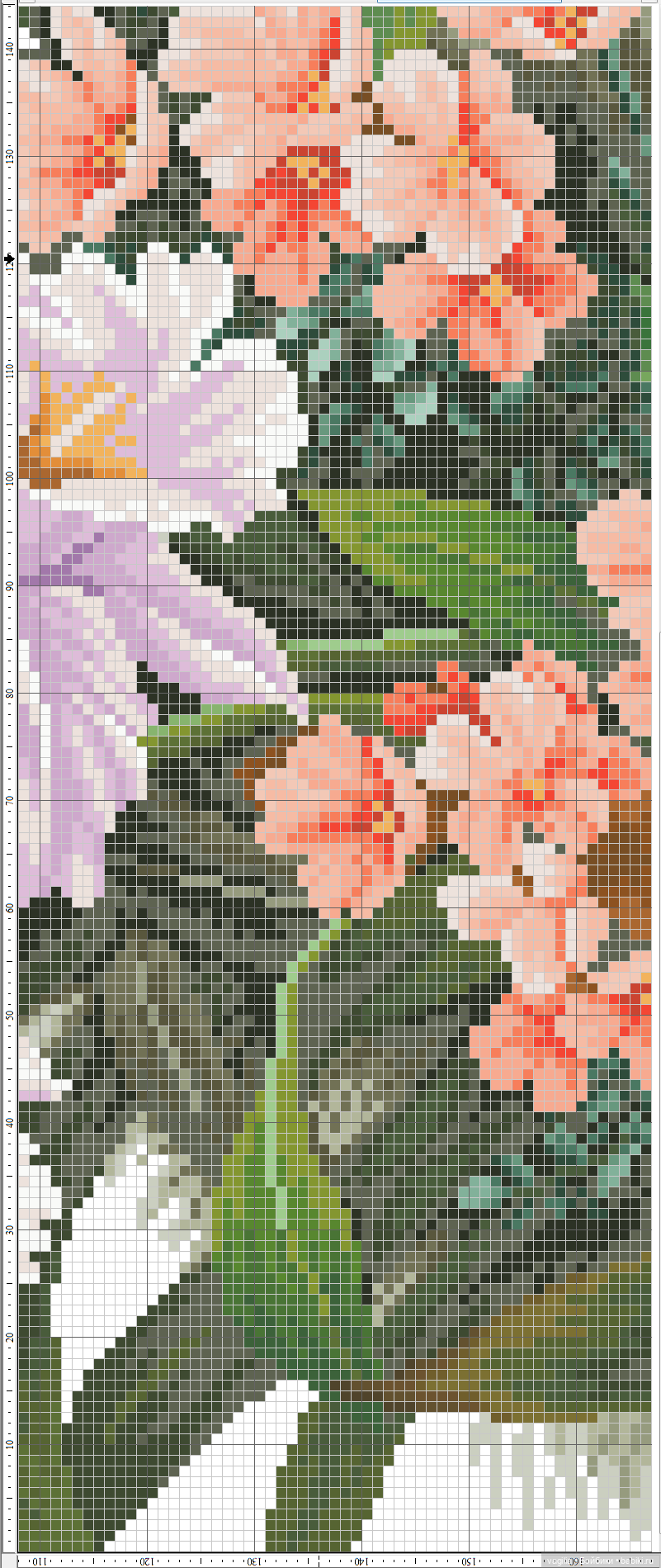 Роскошный микс крестиком — Схемы вышивки крестом: фото узоров