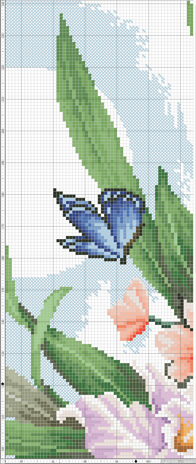 Роскошный микс крестиком — Схемы вышивки крестом: фото узоров