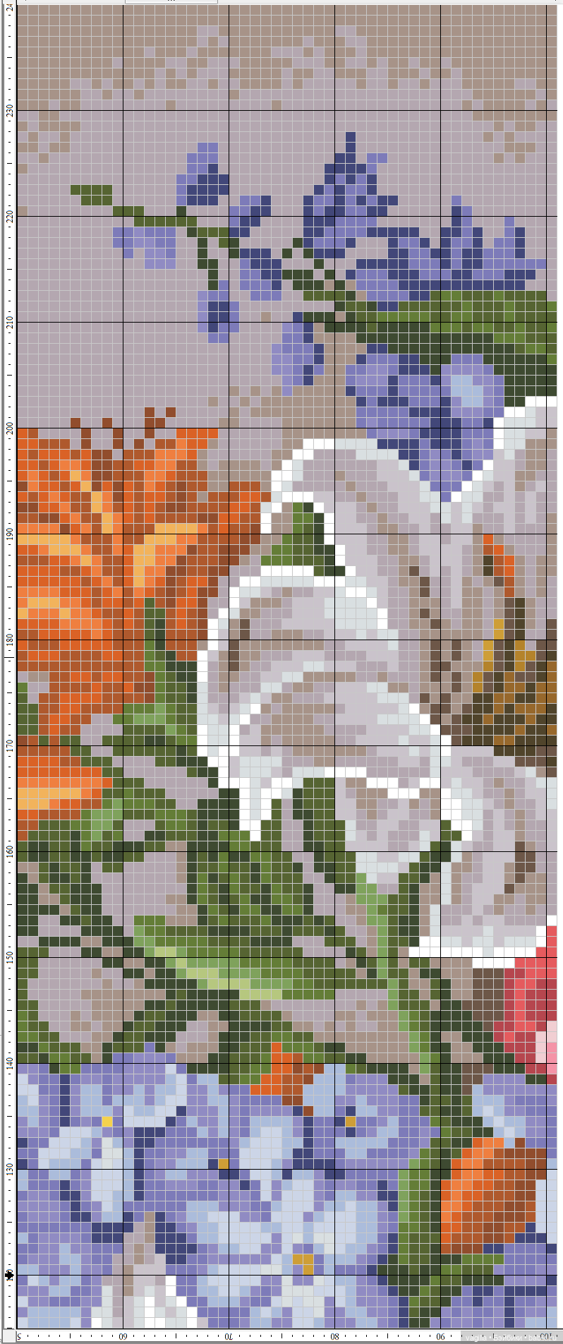 Роскошный микс крестиком — Схемы вышивки крестом: фото узоров (фото 5)