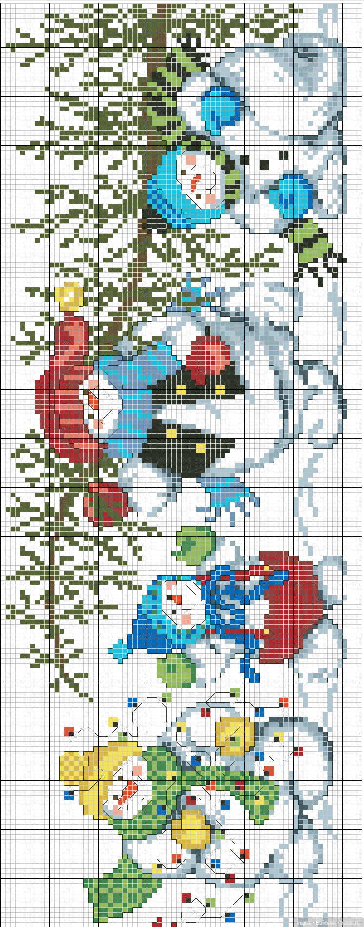 Ещё немного рождества крестиком