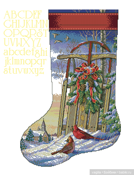 Ещё немного рождества крестиком