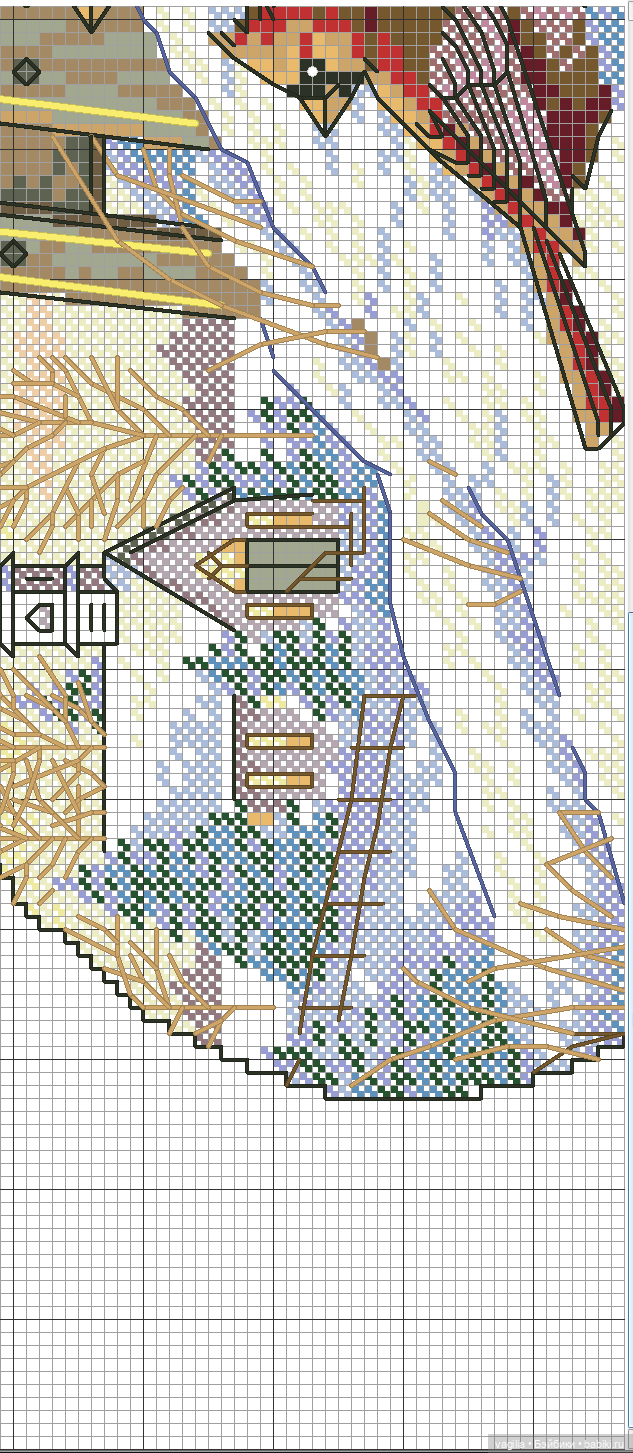 Ещё немного рождества крестиком (фото 8)