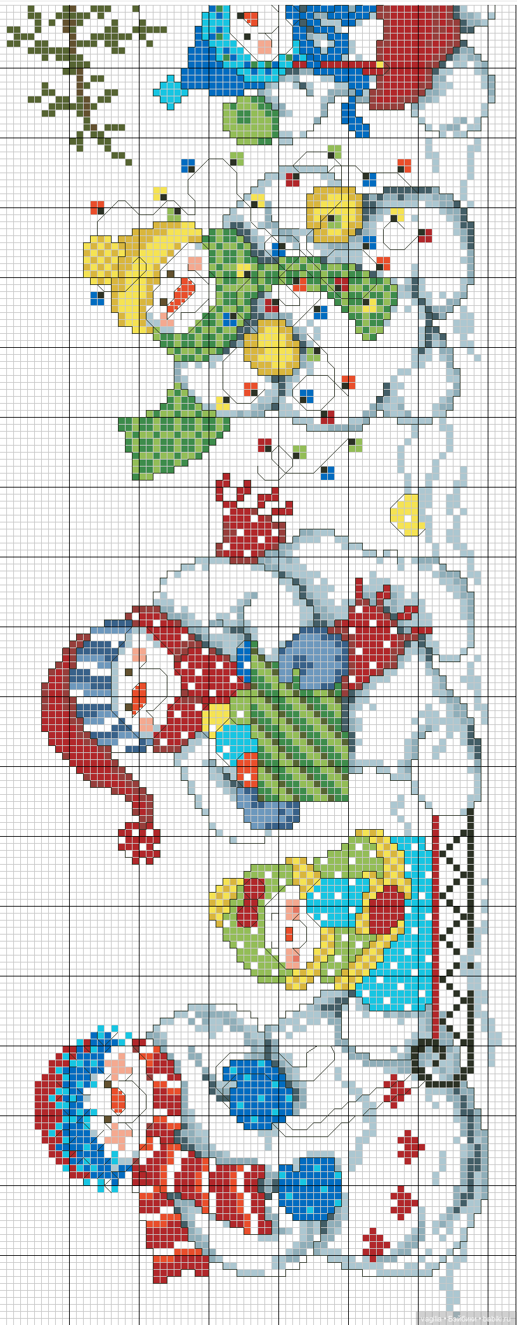 Ещё немного рождества крестиком