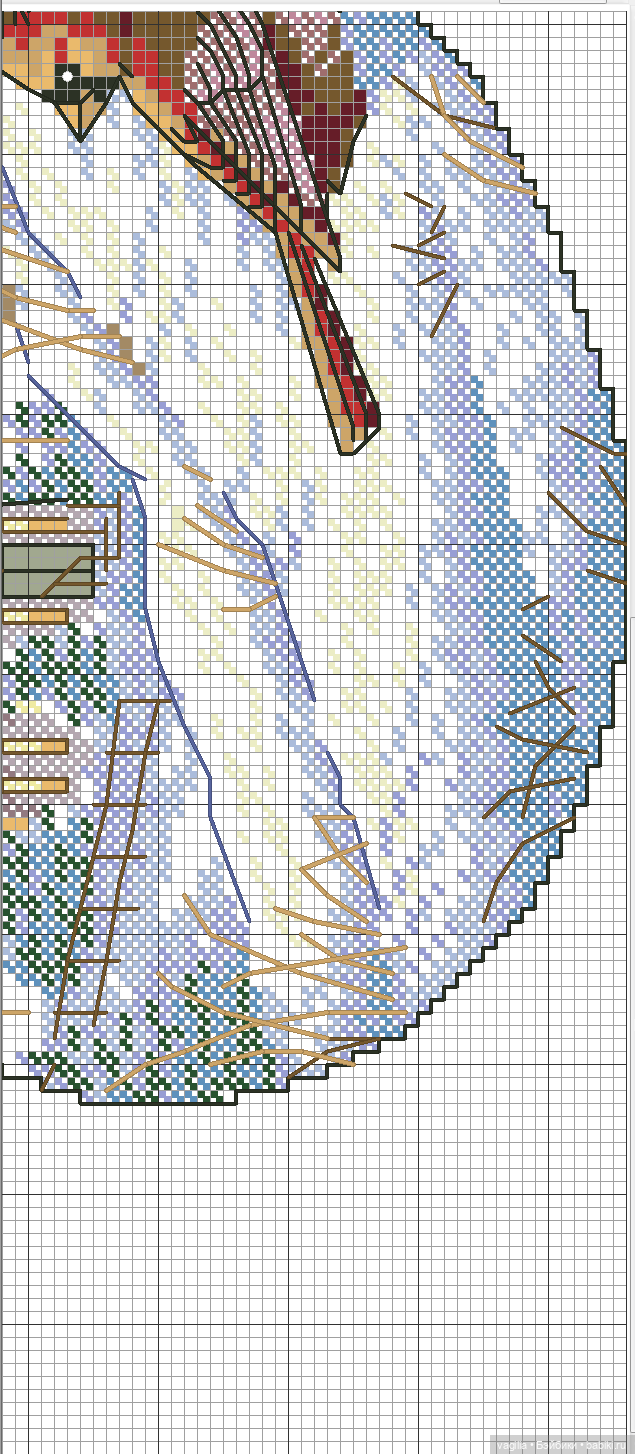 Ещё немного рождества крестиком (фото 10)