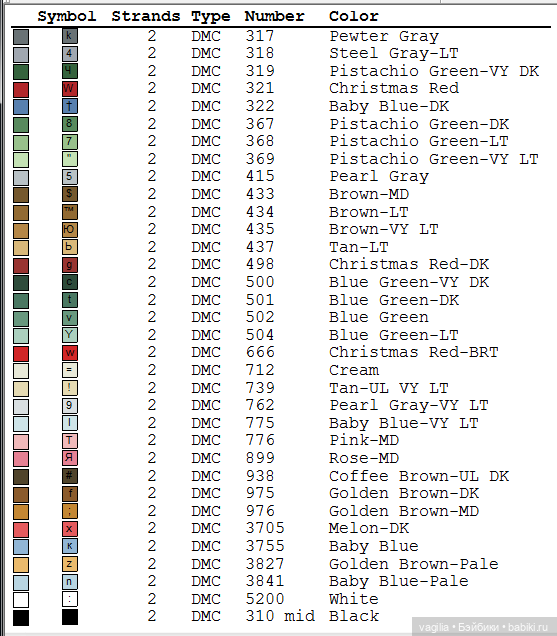 Ещё немного рождества крестиком