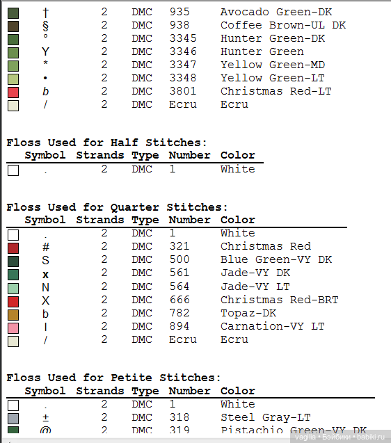Ещё немного рождества крестиком