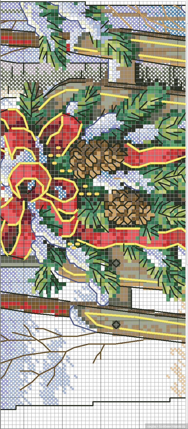 Ещё немного рождества крестиком (фото 4)