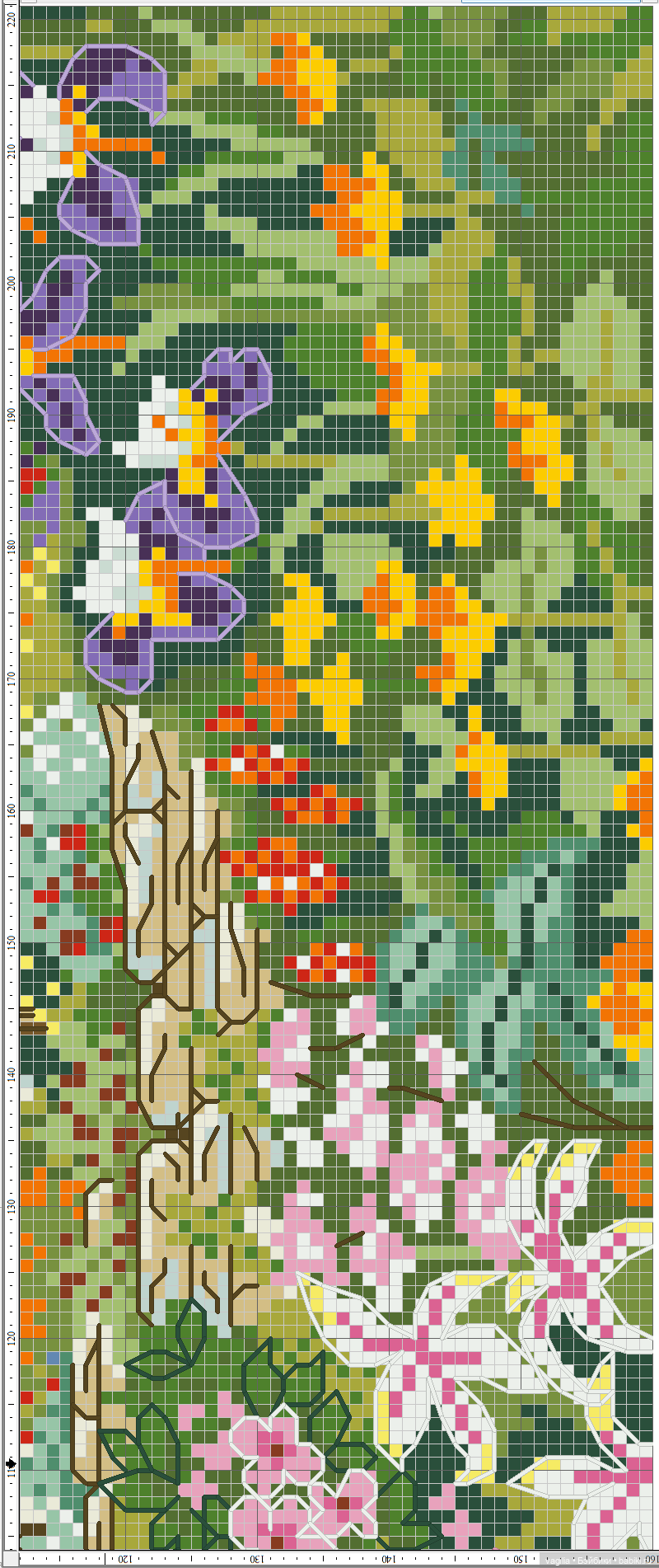 Домики крестом — Схемы вышивки крестом: фото узоров (фото 9)