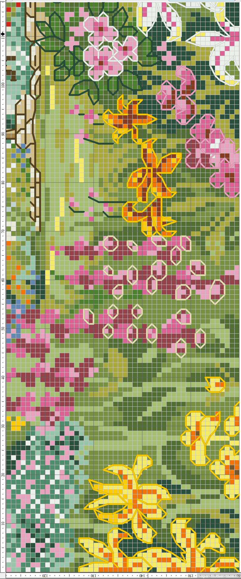 Домики крестом — Схемы вышивки крестом: фото узоров (фото 5)