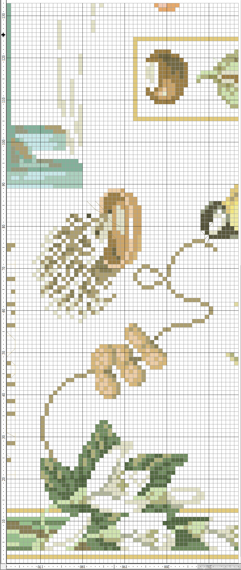 Скатерти и салфетки крестиком