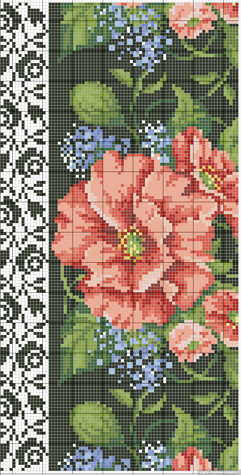 Скатерти и салфетки крестиком