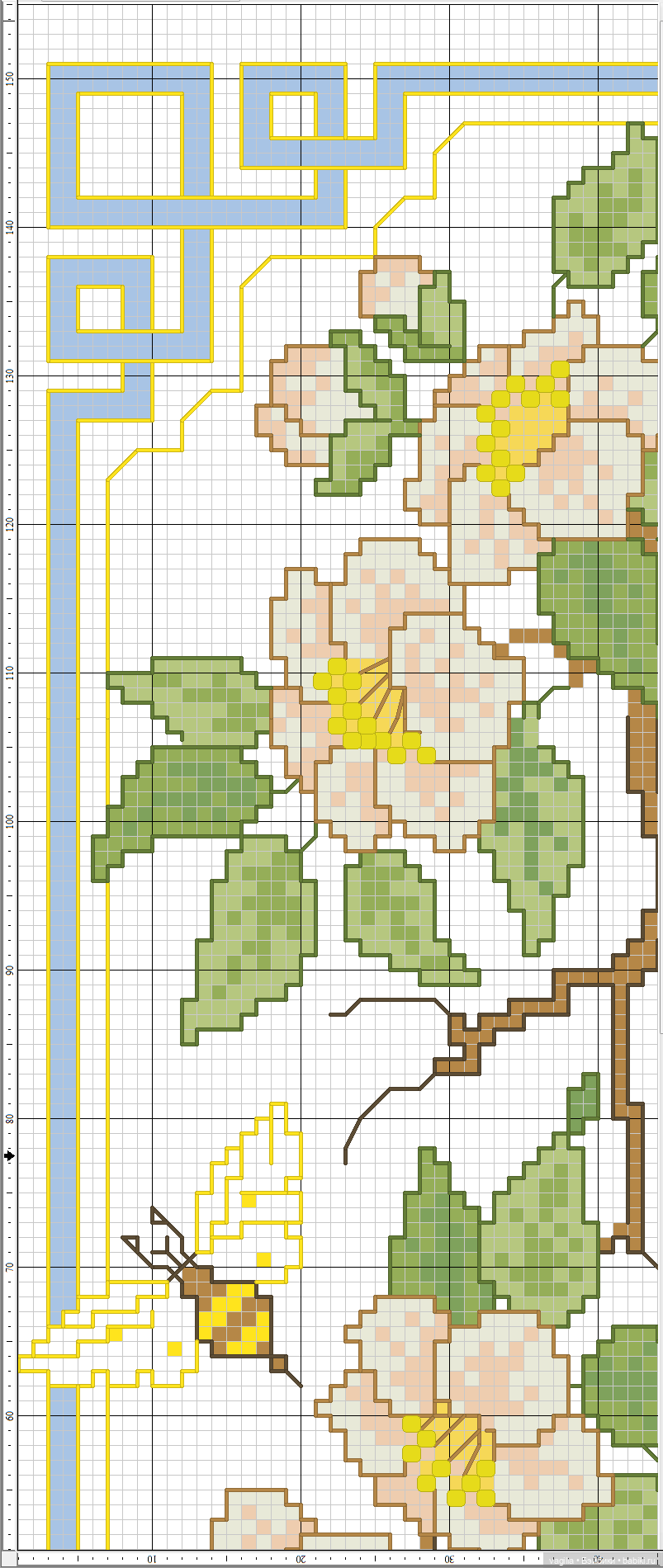 Скатерти и салфетки крестиком (фото 9)