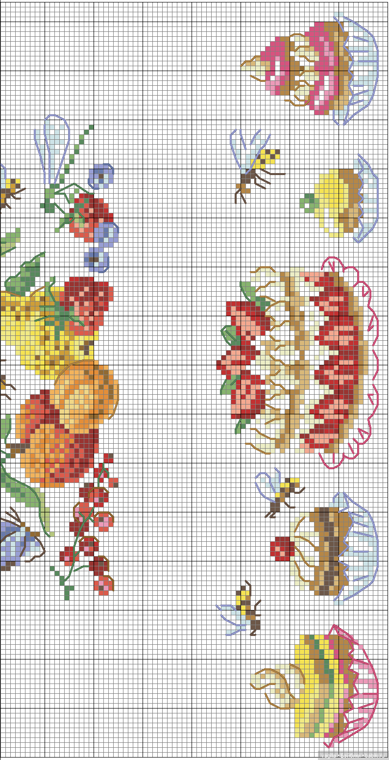 Скатерти и салфетки крестиком (фото 3)