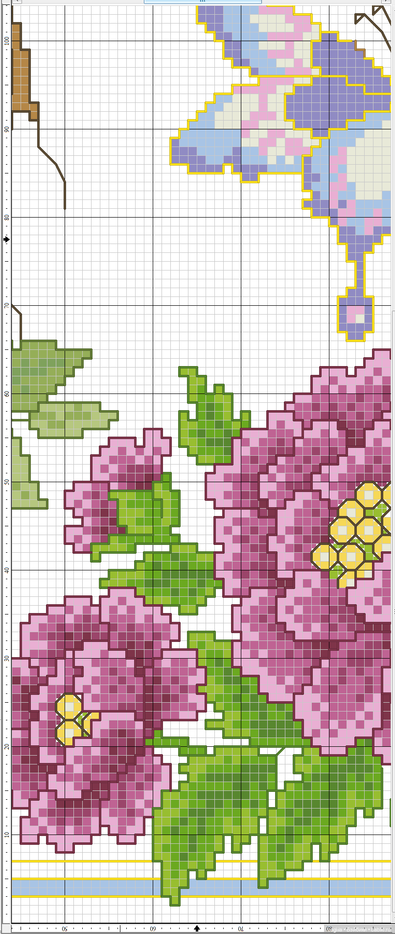 Скатерти и салфетки крестиком (фото 7)