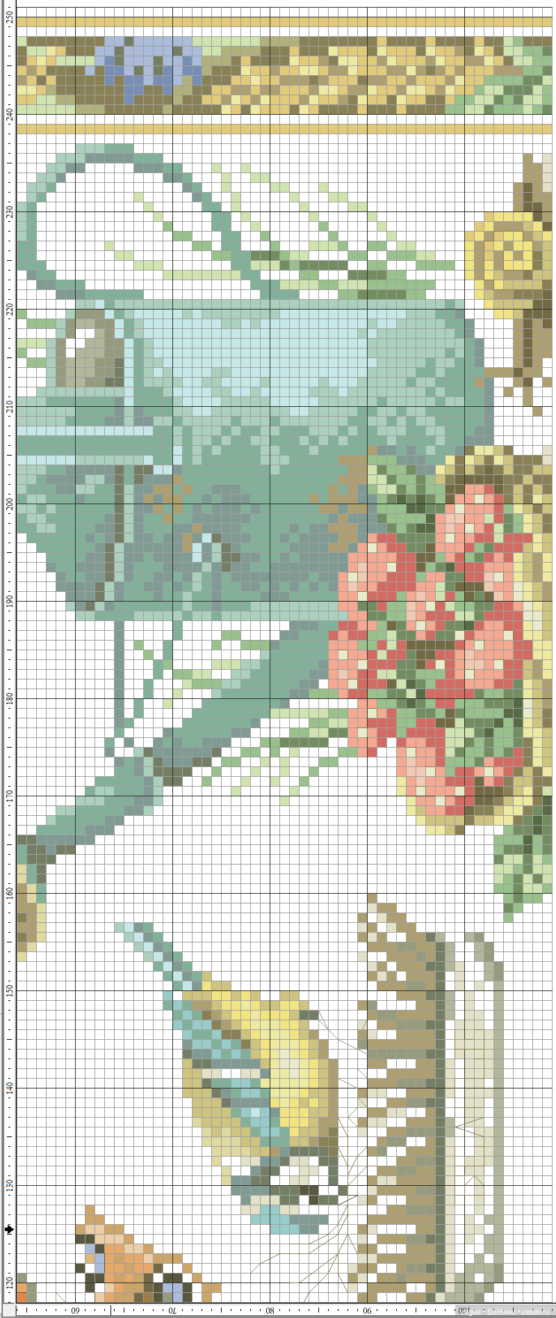 Скатерти и салфетки крестиком