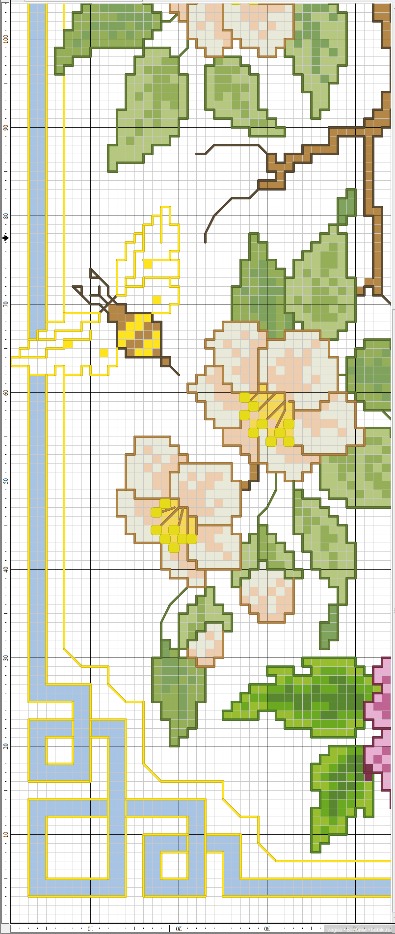 Скатерти и салфетки крестиком (фото 6)