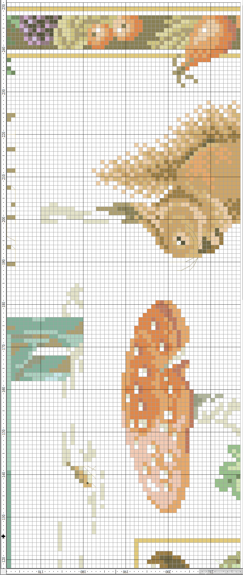 Скатерти и салфетки крестиком