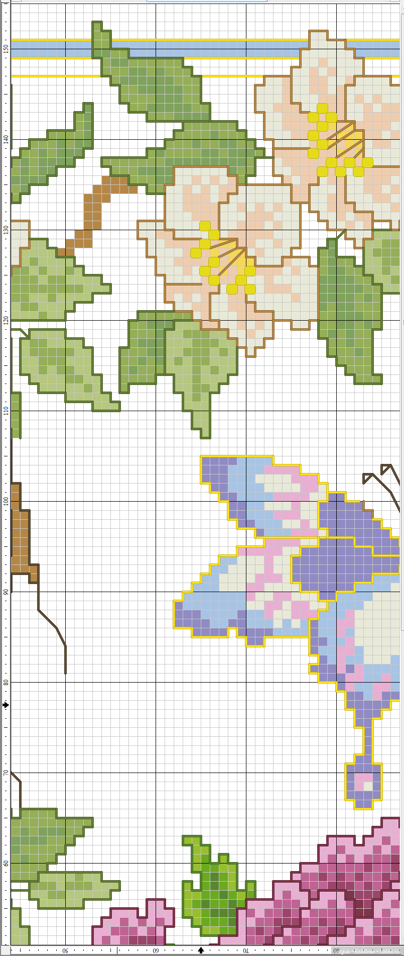 Скатерти и салфетки крестиком (фото 10)