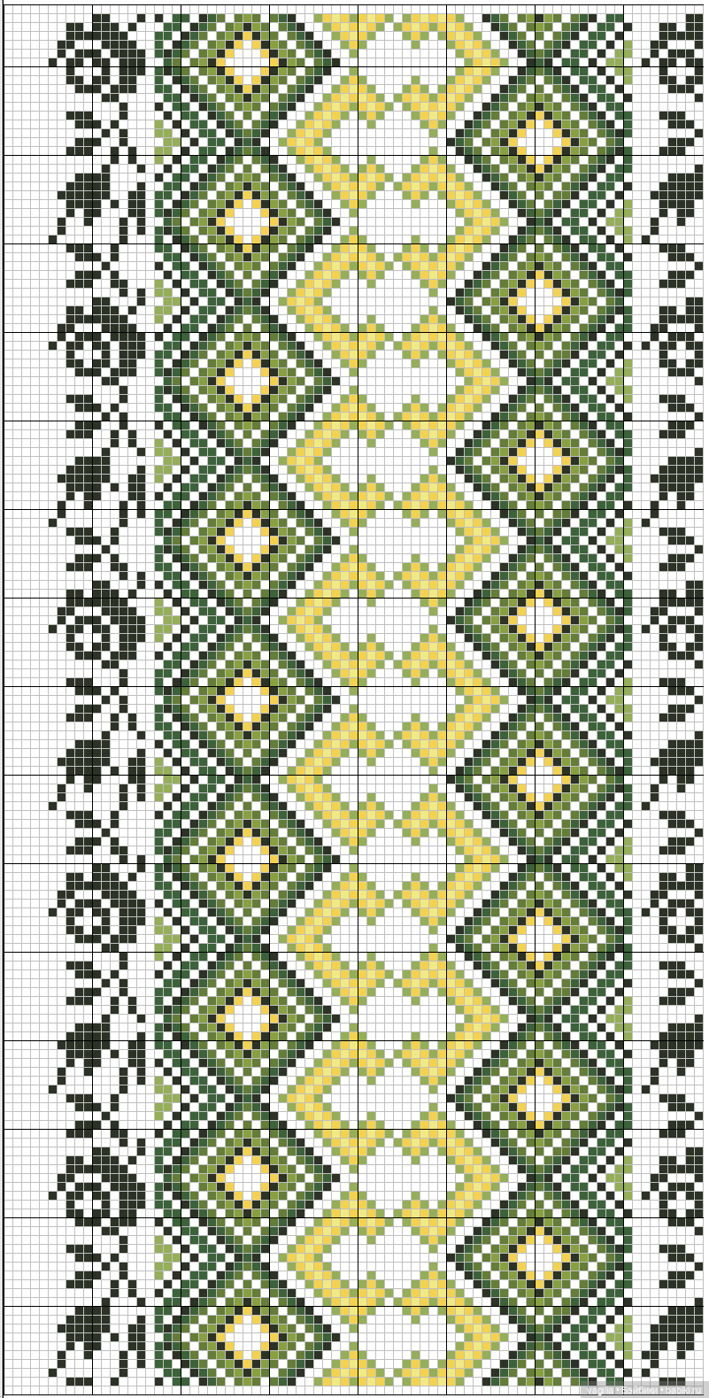 Скатерти и салфетки крестиком