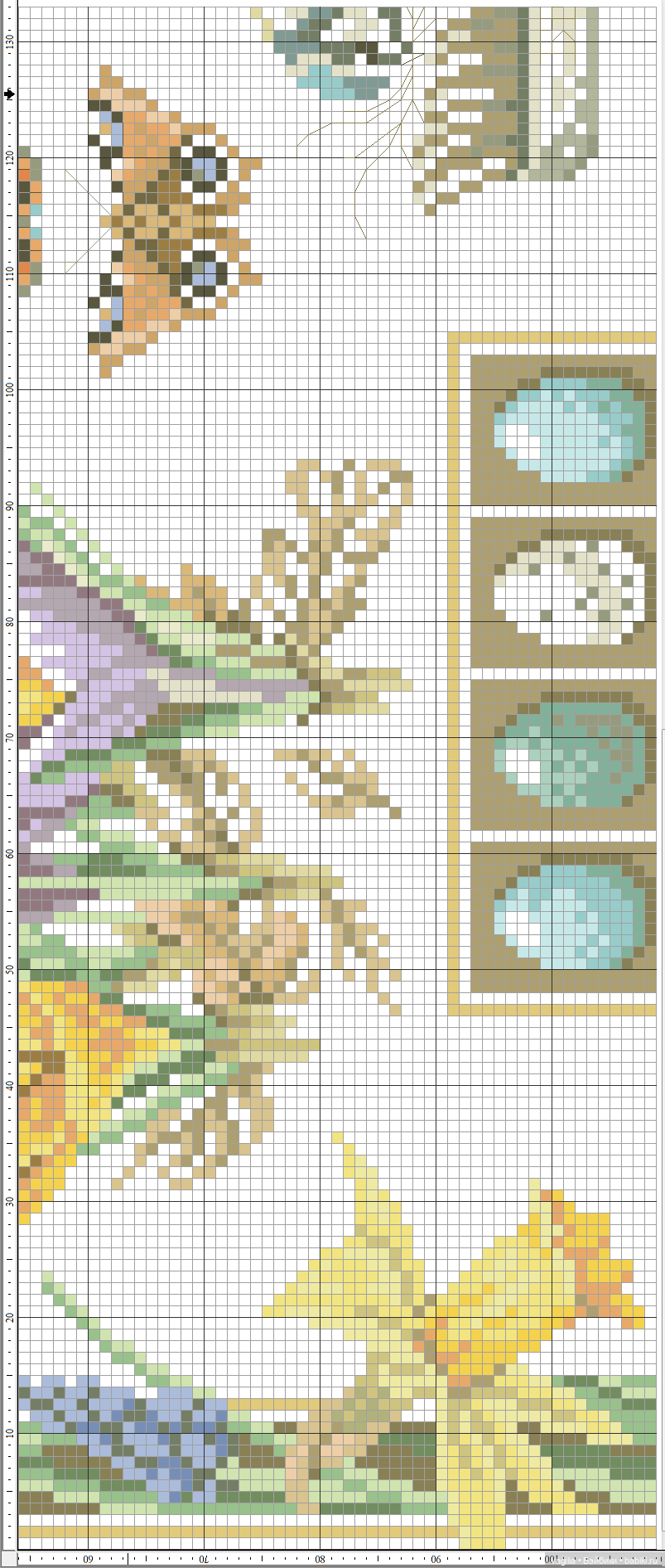 Скатерти и салфетки крестиком