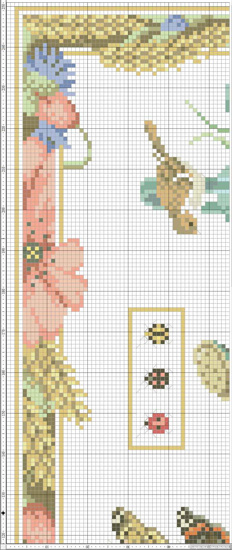 Скатерти и салфетки крестиком