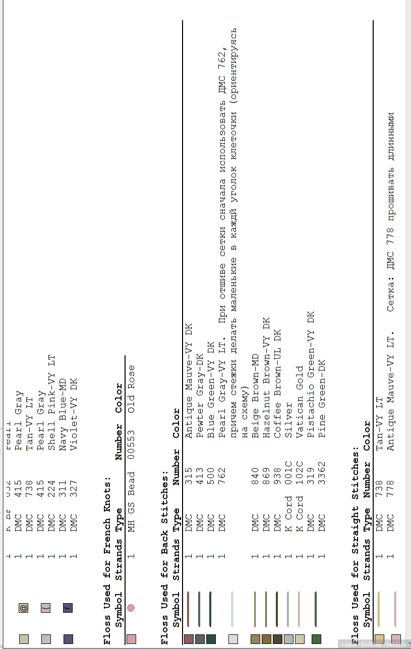 Сезонные лошадки крестиком