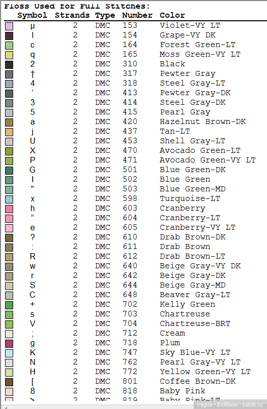 Уютные уголки на природе крестиком