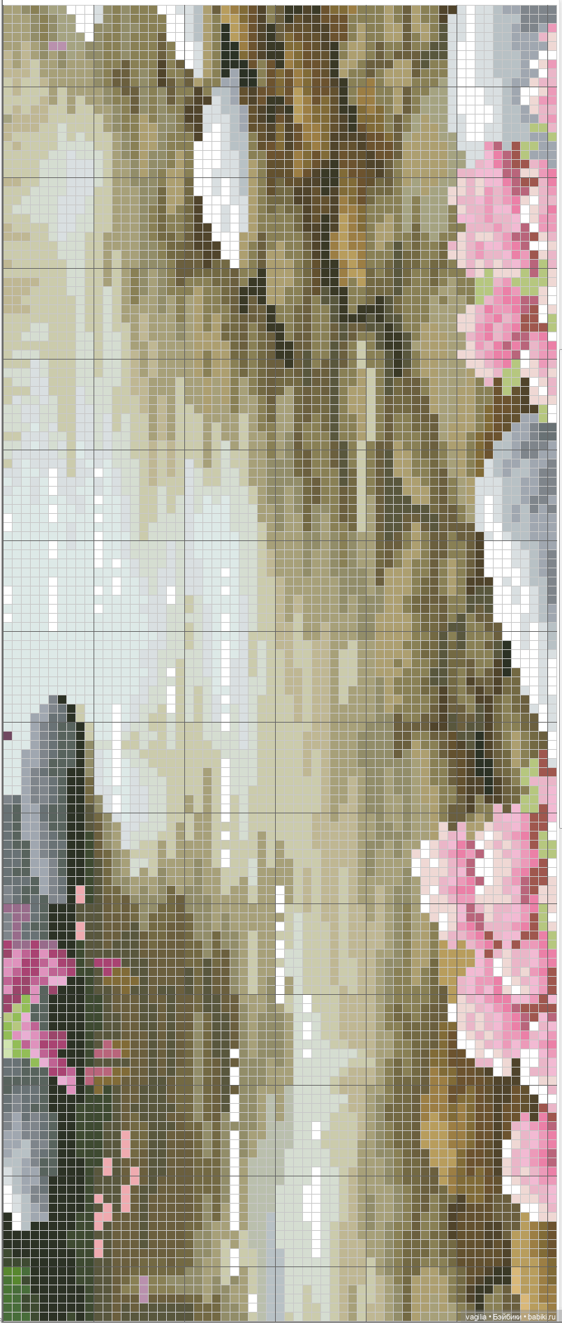 Уютные уголки на природе крестиком