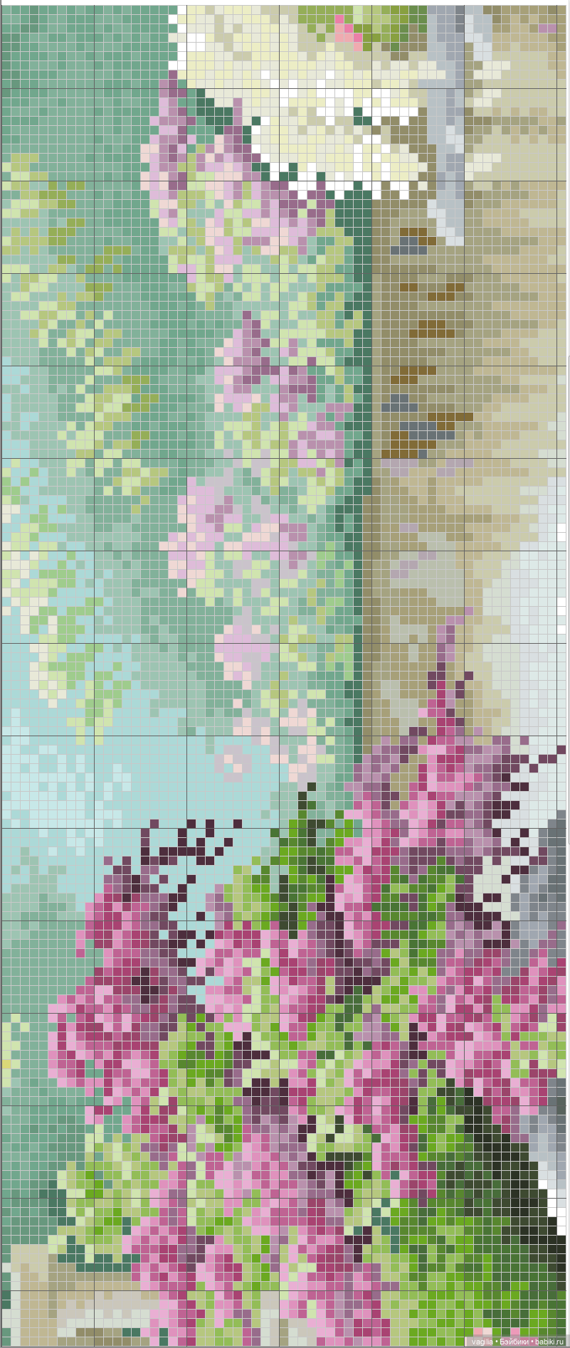 Уютные уголки на природе крестиком