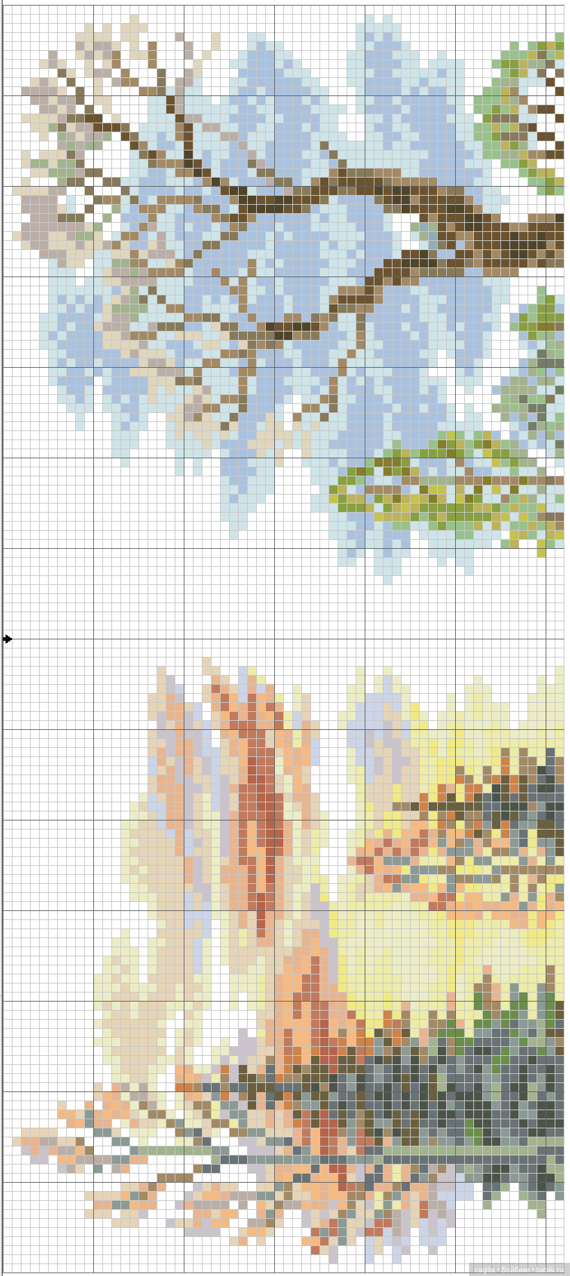 Уютные уголки на природе крестиком (фото 9)