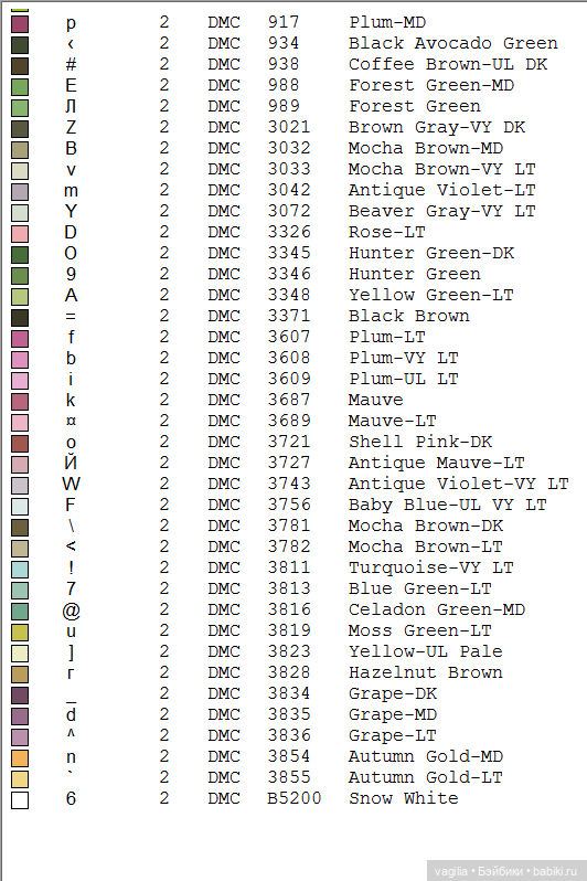 Уютные уголки на природе крестиком