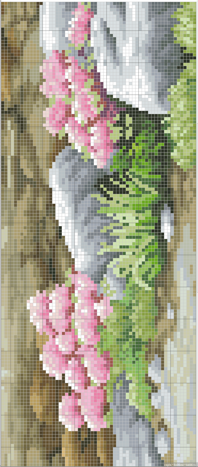 Уютные уголки на природе крестиком