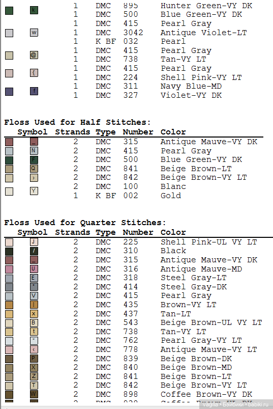 Сезонные лошадки крестиком