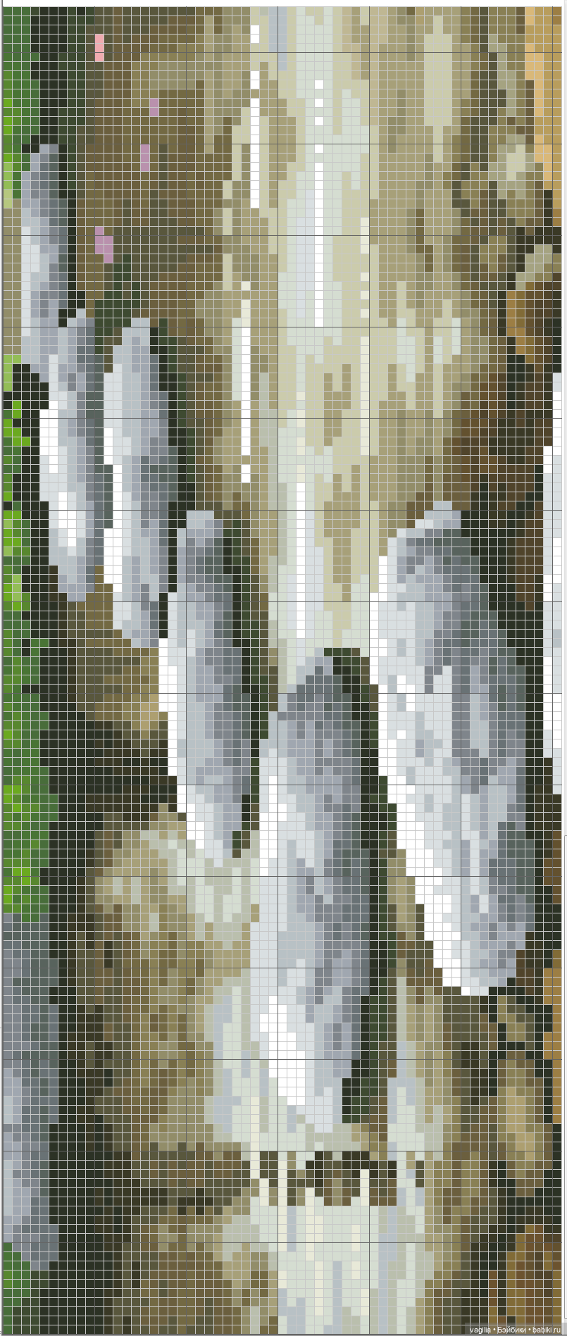 Уютные уголки на природе крестиком