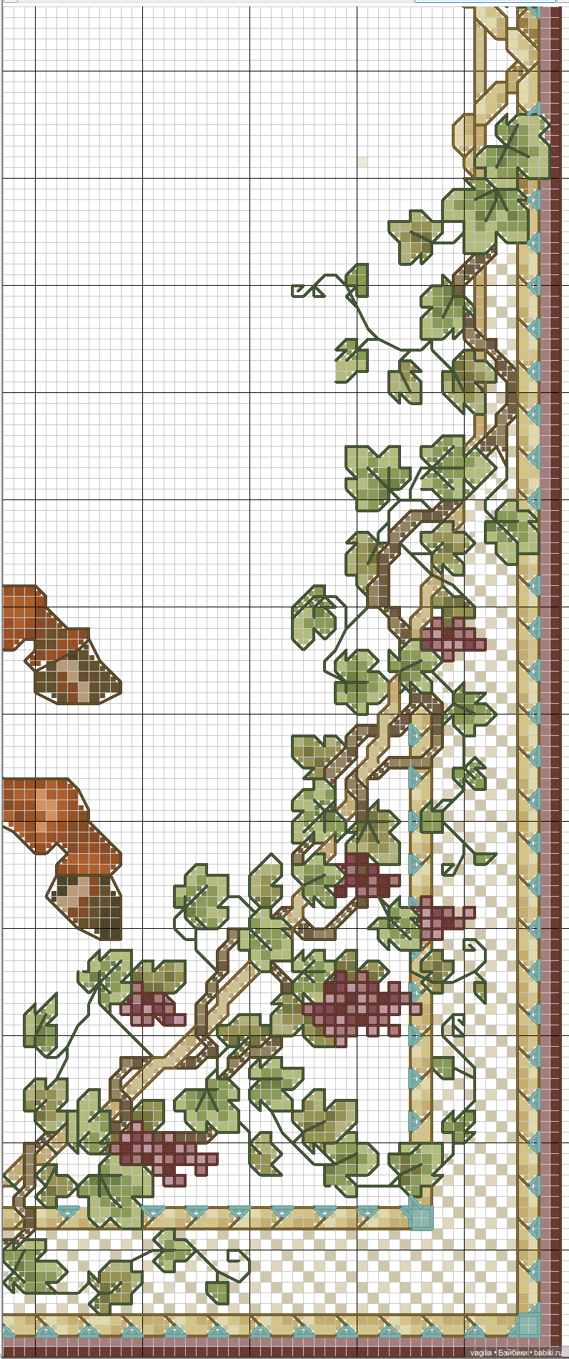 Сезонные лошадки крестиком