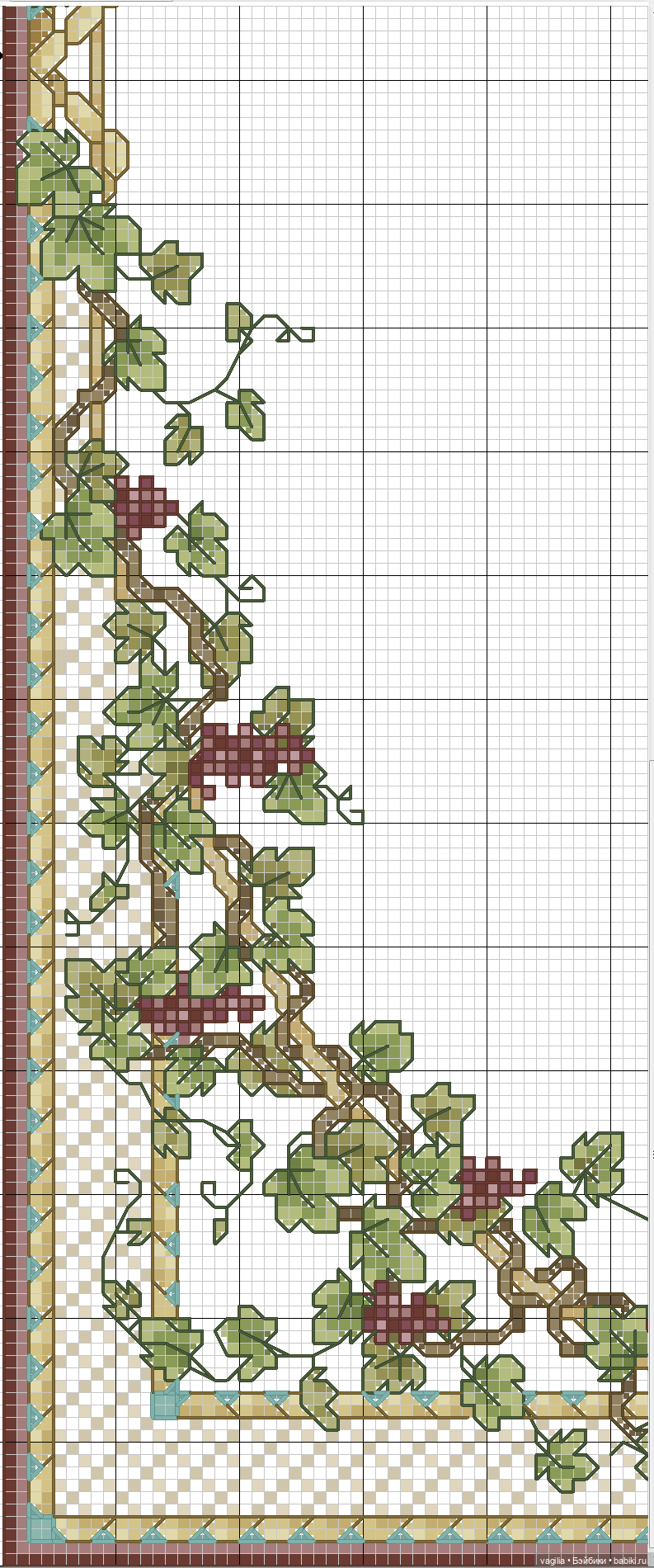 Сезонные лошадки крестиком