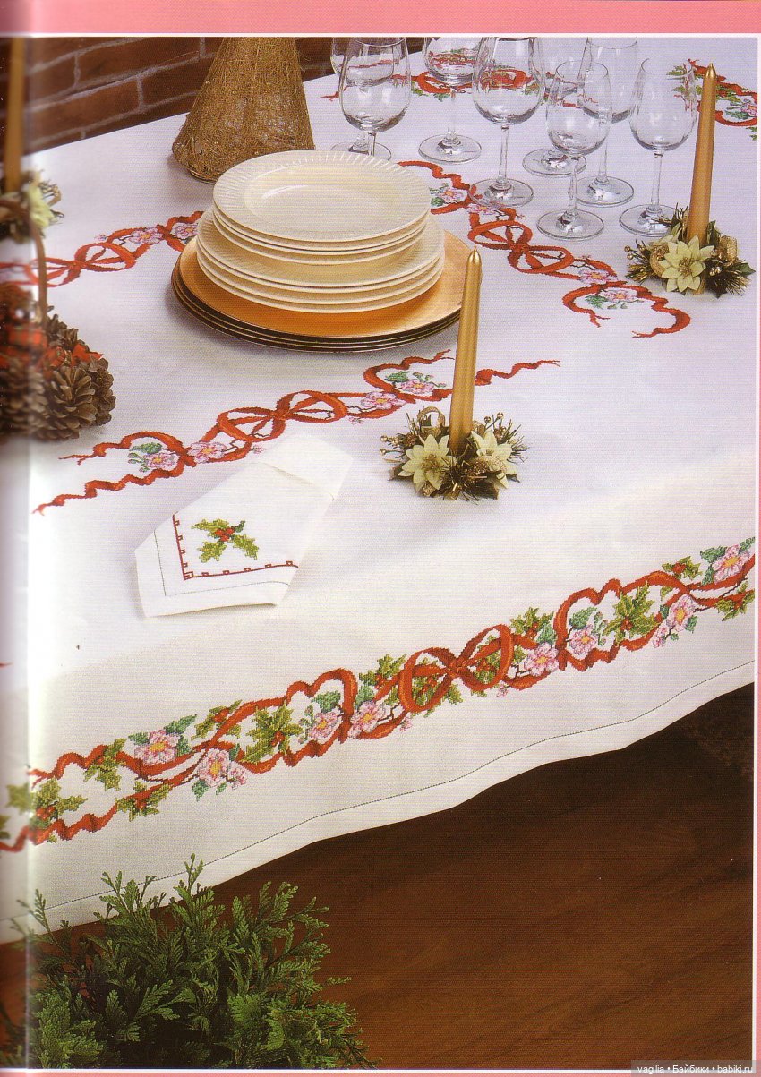 Бордюрчики крестиком — Схемы вышивки крестом: фото узоров (фото 2)