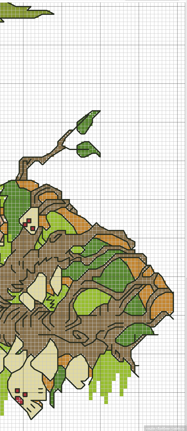 Детская вышивка крестиком